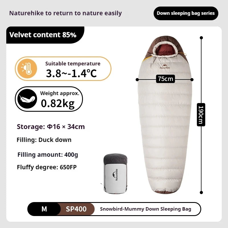 Duck Down Sleeping Bag - Winter Rated