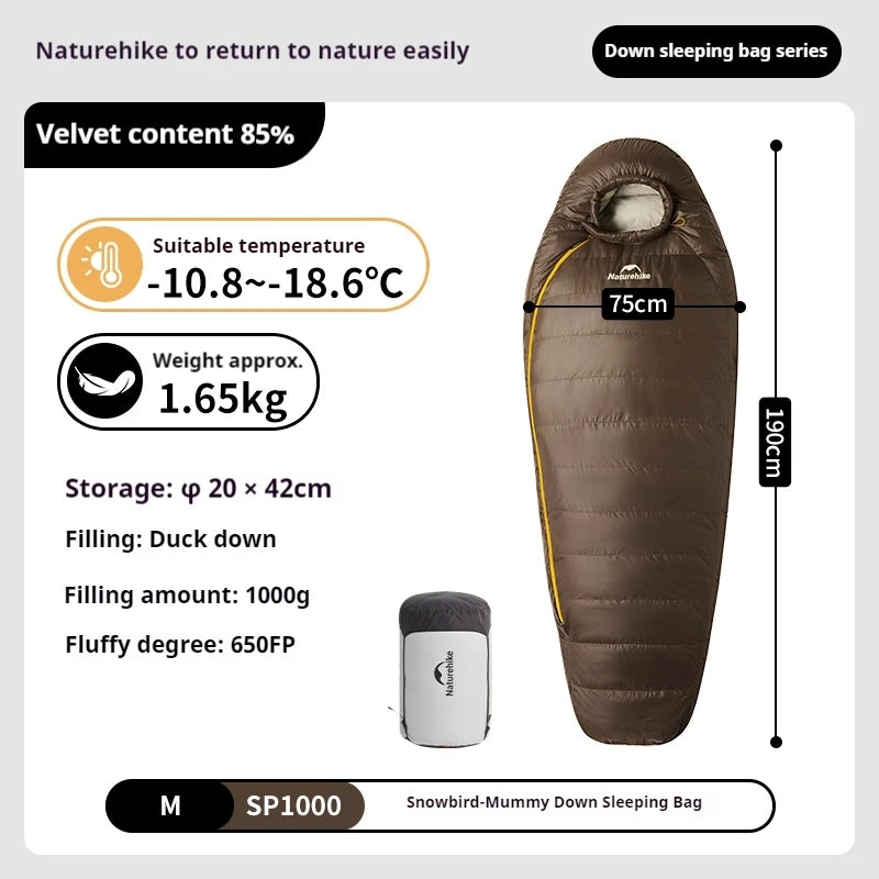 Duck Down Sleeping Bag - Winter Rated