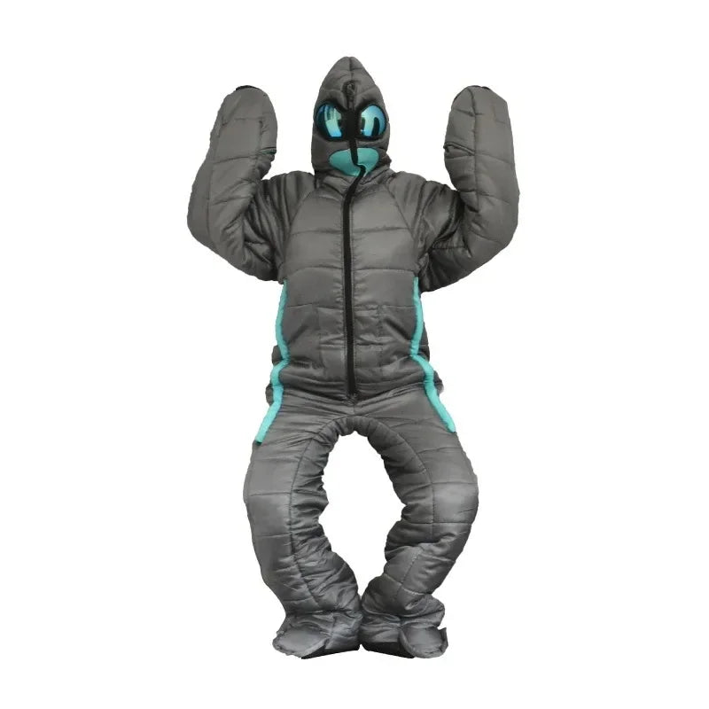 Wearable Full Body Sleeping Bag - Alien Walking Pouch