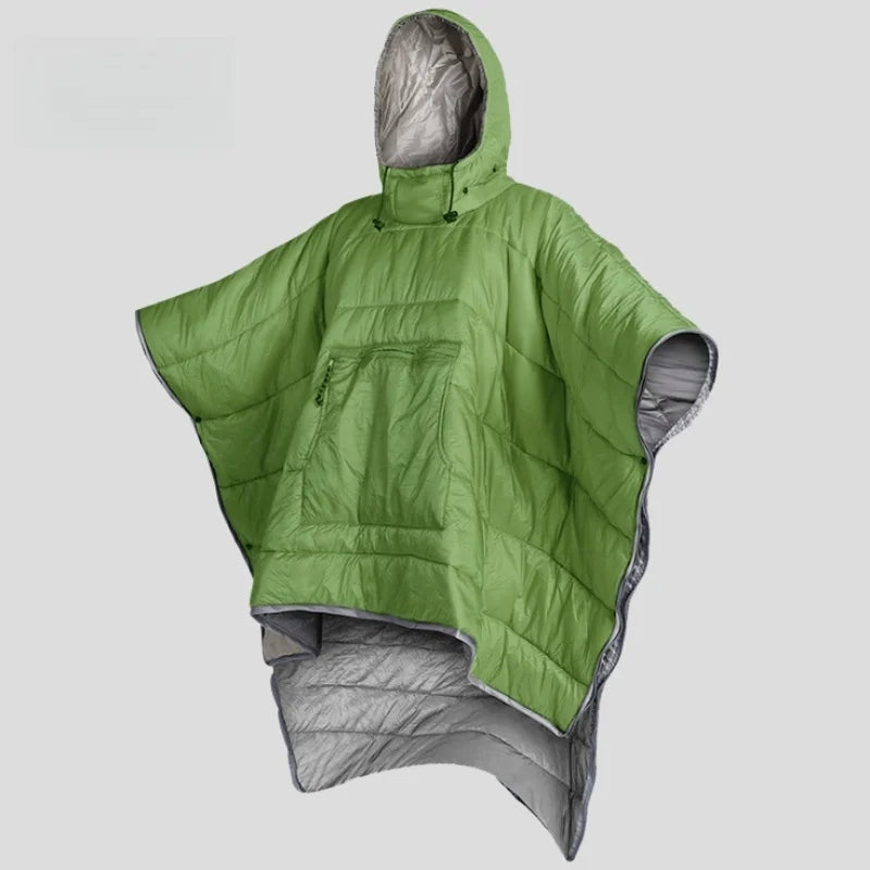 Wearable Sleeping Bag - Ultralight Winter Cape 0.7kg