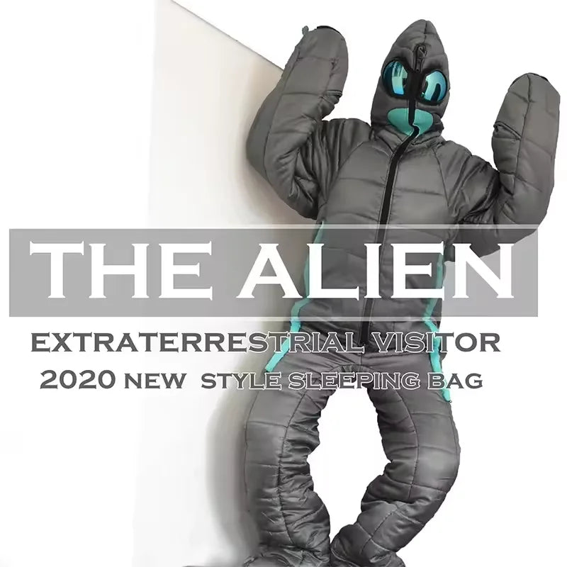 Creative Alien Wearable Sleeping Bag - Full Body Portable
