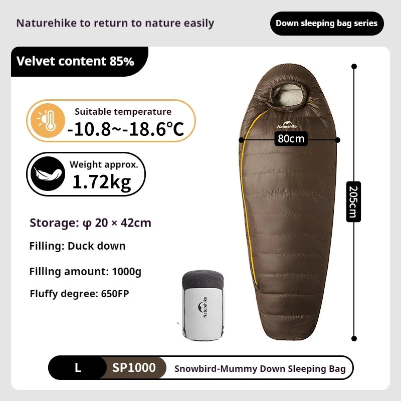 Duck Down Sleeping Bag - Winter Rated