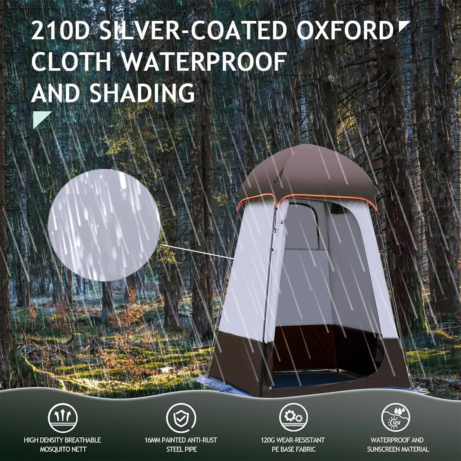 Portable Privacy Shower Tent - Pop Up Changing Room