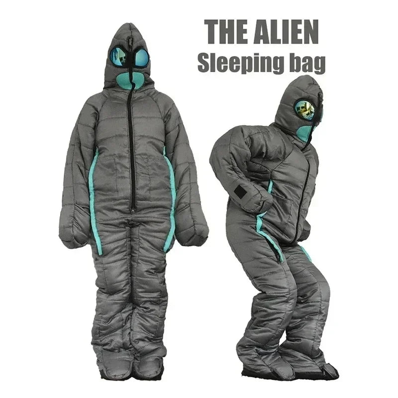 Wearable Full Body Sleeping Bag - Alien Walking Pouch