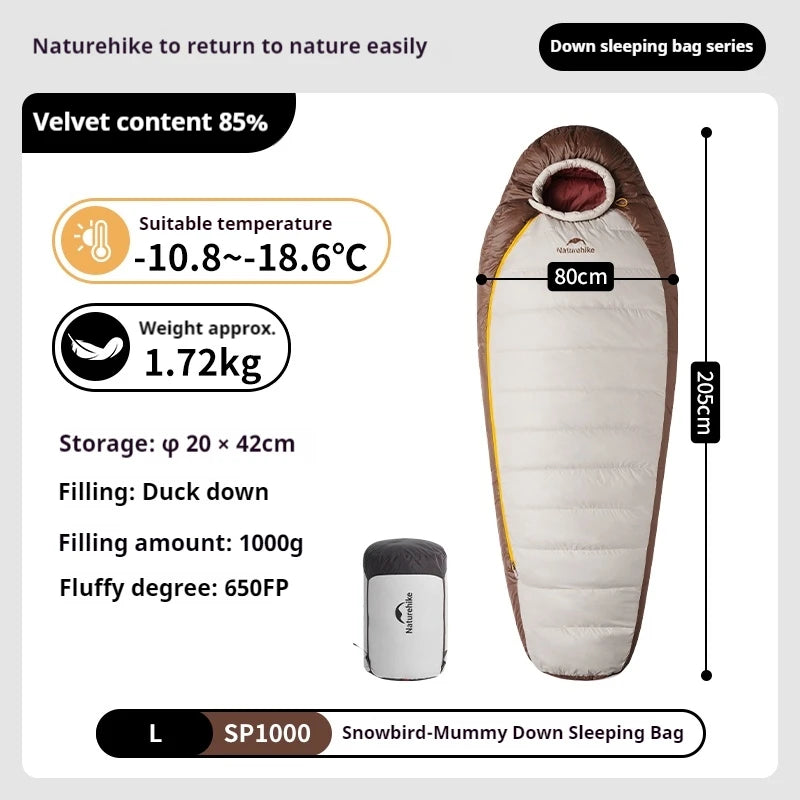 Duck Down Sleeping Bag - Winter Rated