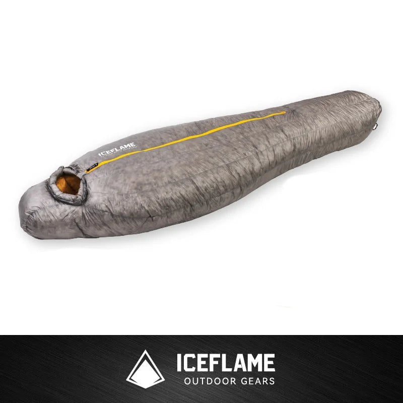 ICE FLAME 800FP Duck Down Mummy Sleeping Bag - Ultralight 10D