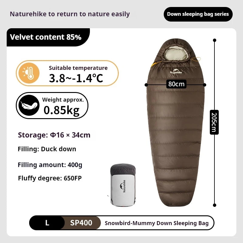 Duck Down Sleeping Bag - Winter Rated