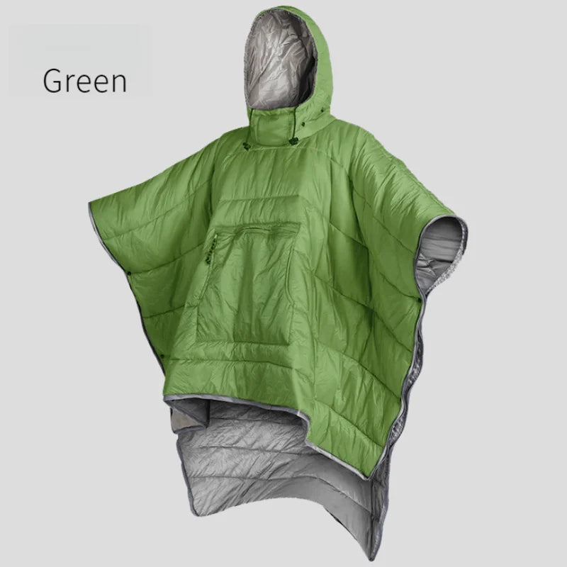 Wearable Sleeping Bag - Ultralight Winter Cape 0.7kg