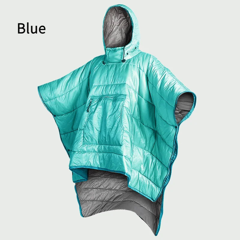 Wearable Sleeping Bag - Ultralight Winter Cape 0.7kg