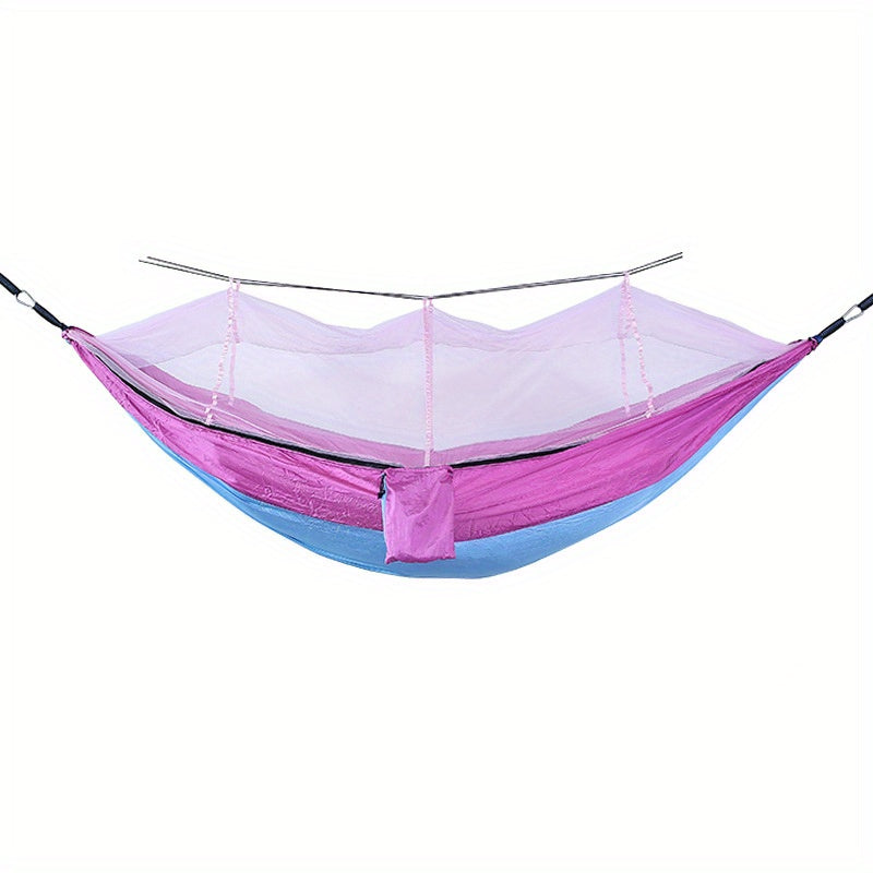 Anti-Rollover Double Hammock with Mosquito Net - 250kg Capacity