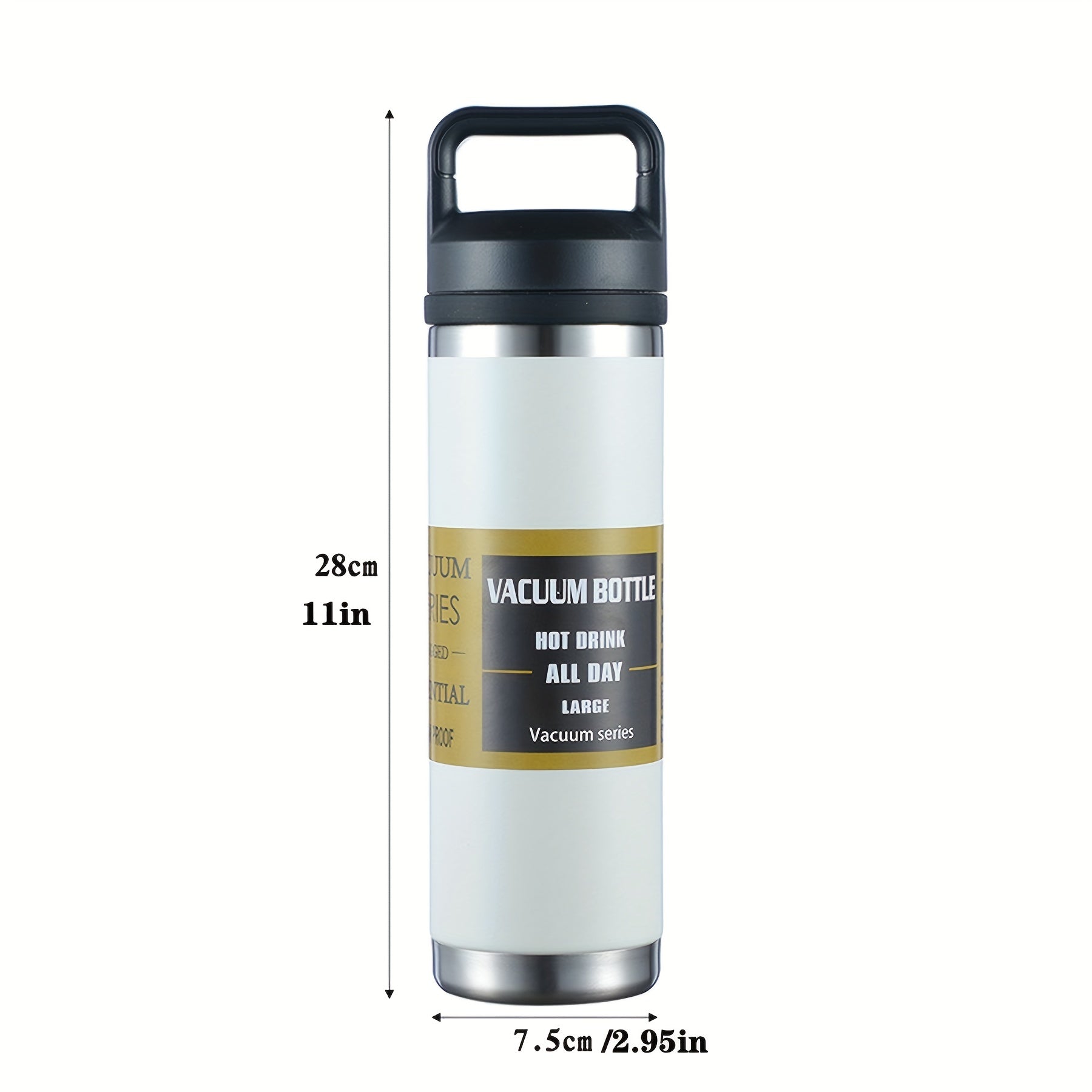 1100ml Insulated Stainless Steel Tumbler - Double-Wall Vacuum