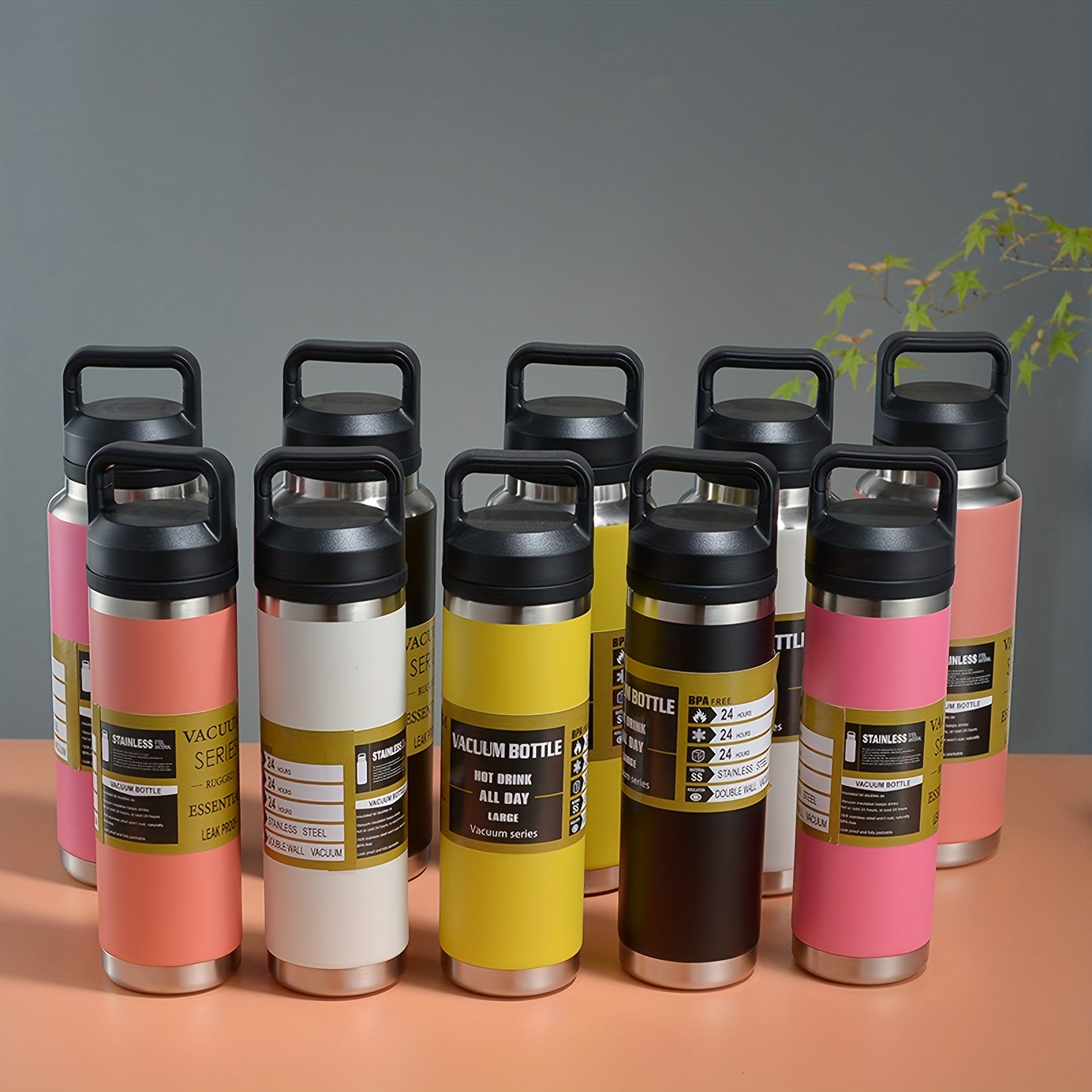 1100ml Insulated Stainless Steel Tumbler - Double-Wall Vacuum